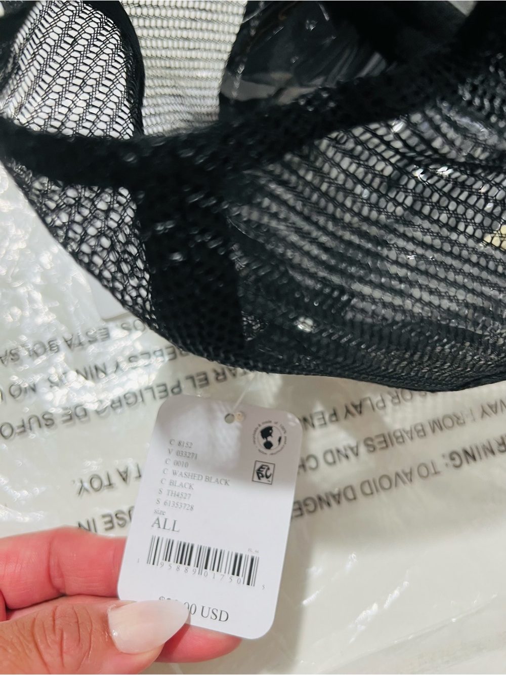 FREE PEOPLE Saltwater Washed Trucker Hat - OS - Picture 7 of 8